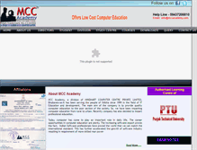Tablet Screenshot of mccacademy.com